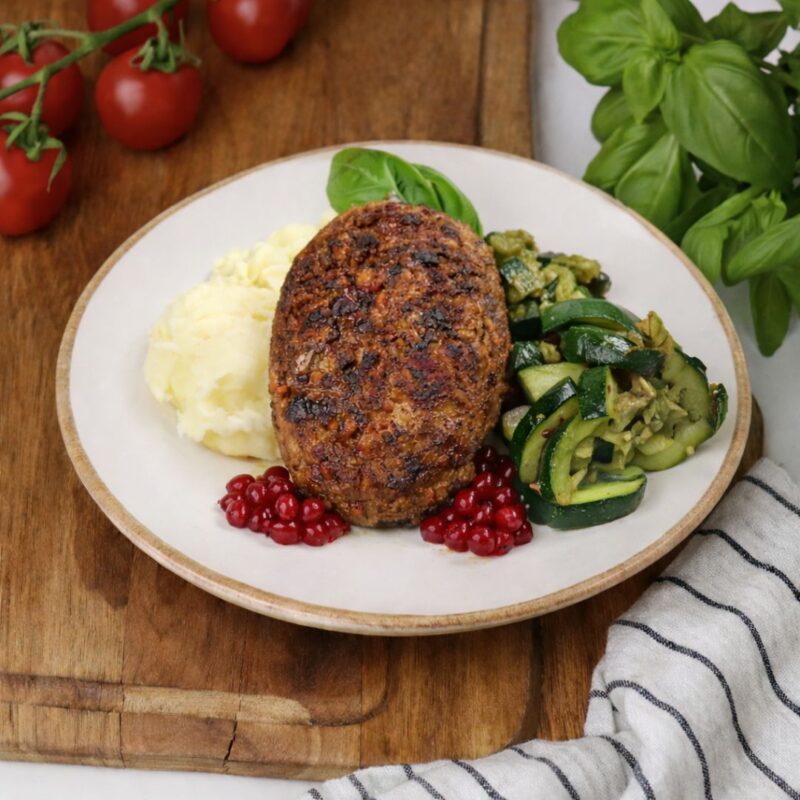 Kalvfärsbiffar – Protein+